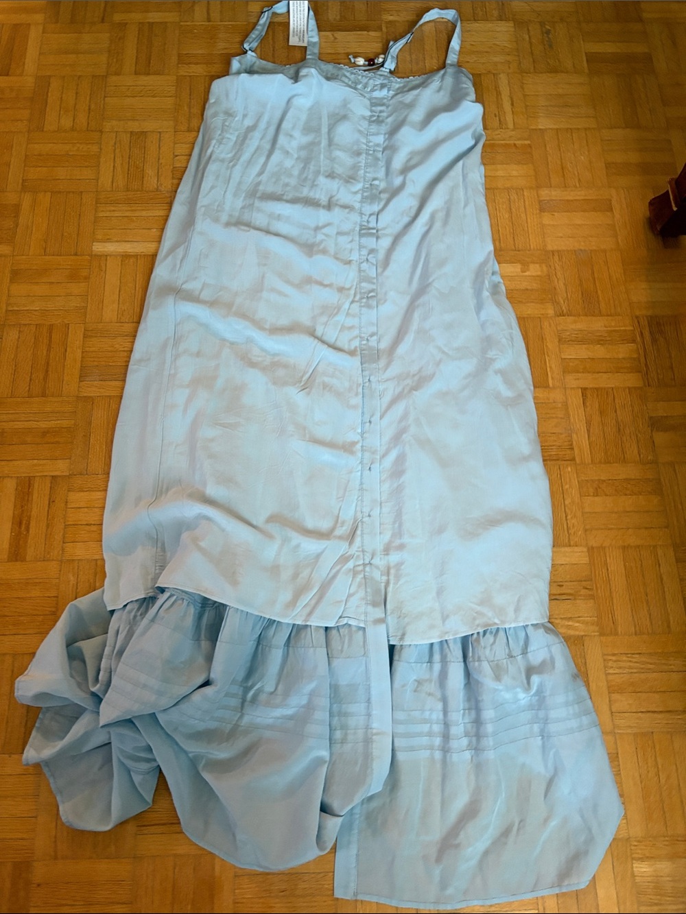Yong Fabulous and Broke Light Blue Button-Front Maxi Sundress - Picture 7 of 11